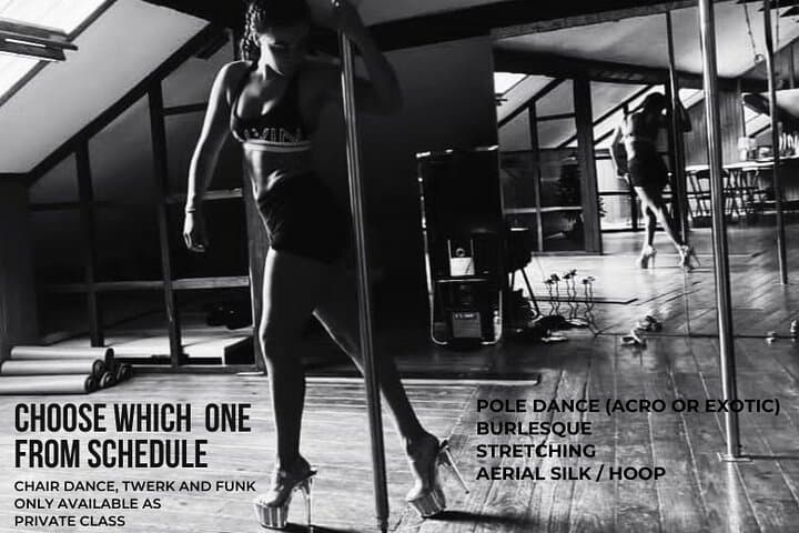 Madeira Dance Classes: Pole, Burlesque & Aerial Silk in Funchal