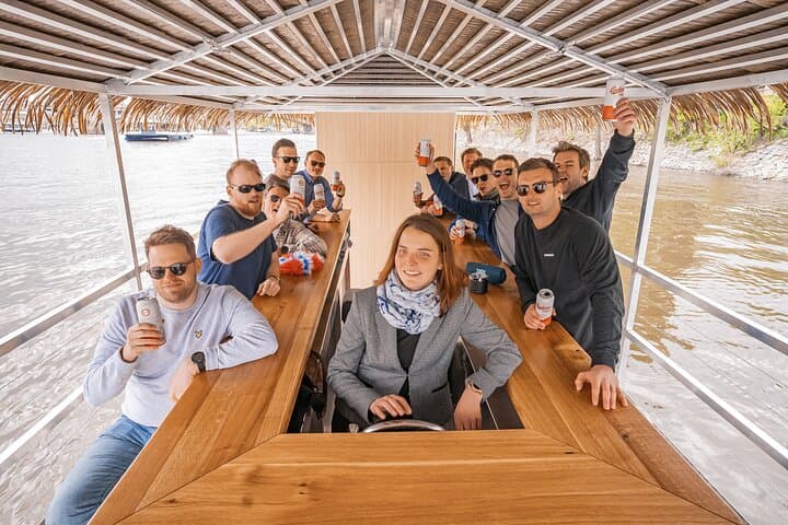 Prague Party Tiki Boat Tour: Floating Tiki Bar on the Vltava photo 2