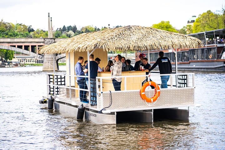 Prague Party Tiki Boat Tour: Floating Tiki Bar on the Vltava photo 3