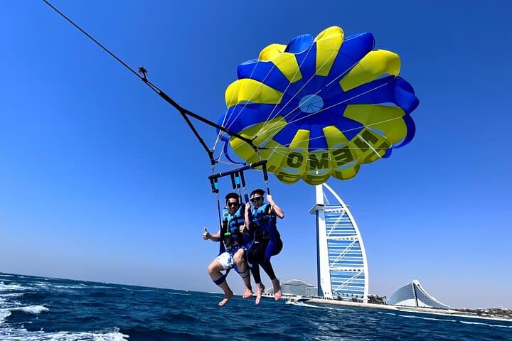 Parasailing in Dubai: Burj Al Arab & Burj Khalifa Aerial Views photo 3