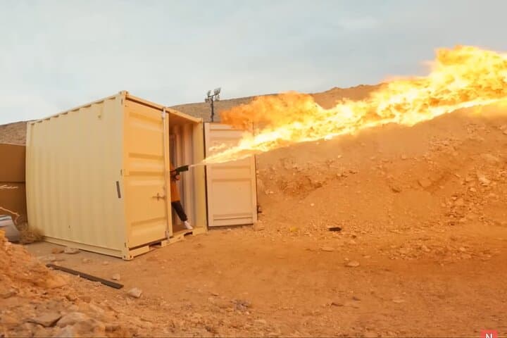 Flamethrower Combo at Adrenaline Mountain — UTV & Shooting in Nevada's Historic Mine Country photo 4