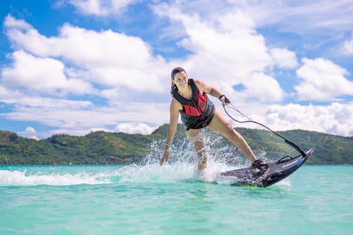 Jetboard Lessons in Bora Bora: Private Motorized Surfing on the Lagoon photo 2