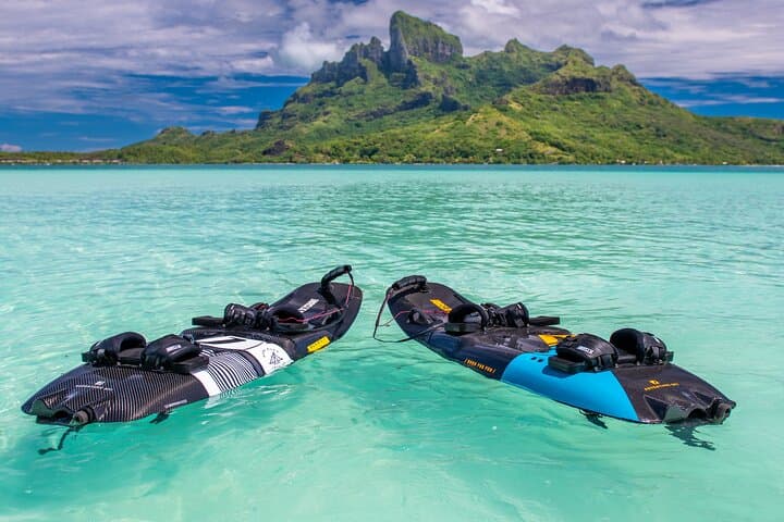 Jetboard Lessons in Bora Bora: Private Motorized Surfing on the Lagoon photo 3
