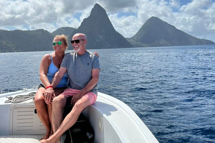 Private Half-Day Charter in St. Lucia: Soufrière, Pitons & Snorkeling