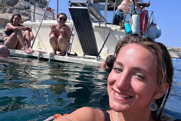 Private Sunset Cruise to Kalithea Caves and Kalami Beach — 3-Hour Swim & Snorkel photo 3