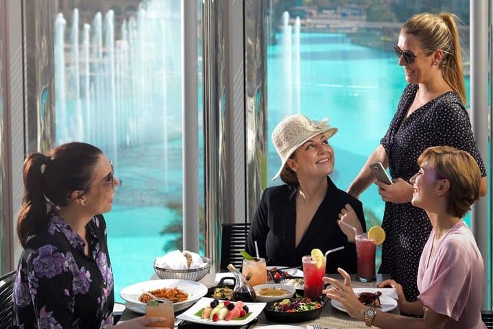 Burj Khalifa At The Top Ticket with Rooftop Dining Experience — Dubai Skyline Views & Rooftop Meal photo 4