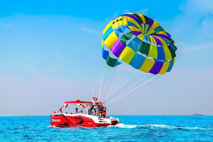 Soar Above Dubai: Parasailing Over Palm Jumeirah & Marina photo 5