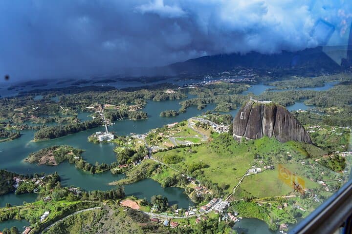 Medellín to Guatapé Helicopter Tour — Peñol & Reservoir Round Trip photo 3