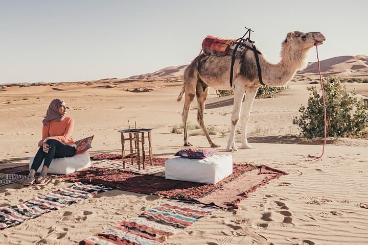 Overnight Camel Trek to Merzouga Luxury Camp — Erg Chebbi Desert Experience