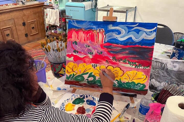 Magic on Canvas: Santa Fe Acrylic Painting Class at Artful Soul photo 5