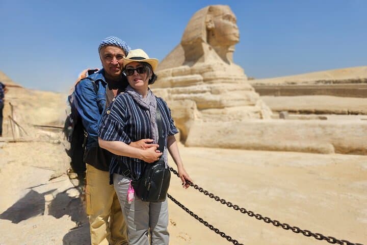 Giza Pyramids Private Tour: Inside the Pyramids, Sphinx, Camel Ride & Traditional Lunch photo 3