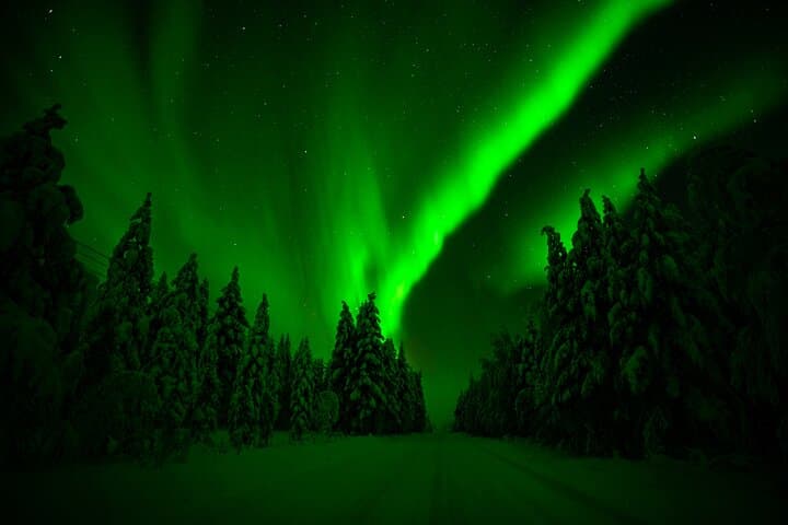 Northern Lights Snowmobile Tour in Rovaniemi: Arctic Night Ride & Campfire photo 4