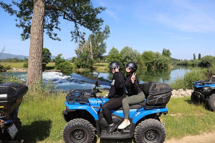 Three-River ATV Quad Tour from Split: Swim, Cliffs & Watermills