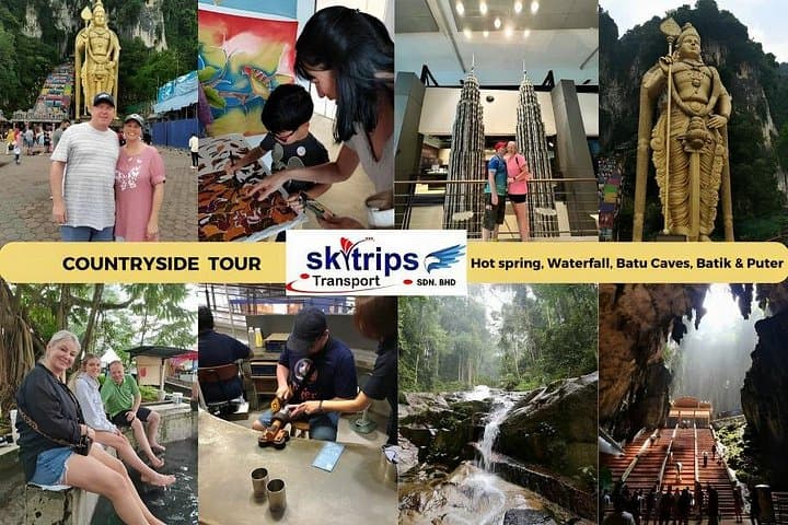 Batu Caves, Kanching Falls & Selayang Hot Springs: Day Tour from Kuala Lumpur