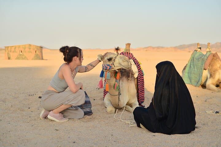 Hurghada Desert Sunset Safari: 4x4 Jeep, Camel Ride & Stargazing Experience photo 3