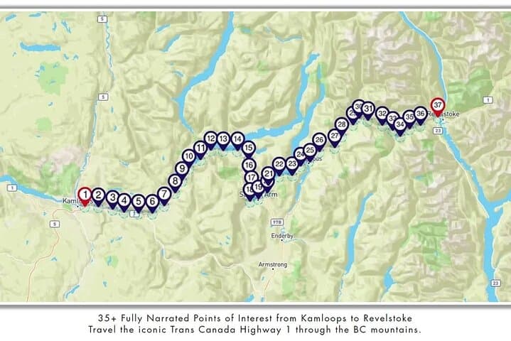Scenic Kamloops-to-Revelstoke Audio Driving Tour — Trans-Canada Highlights & Stops photo 3