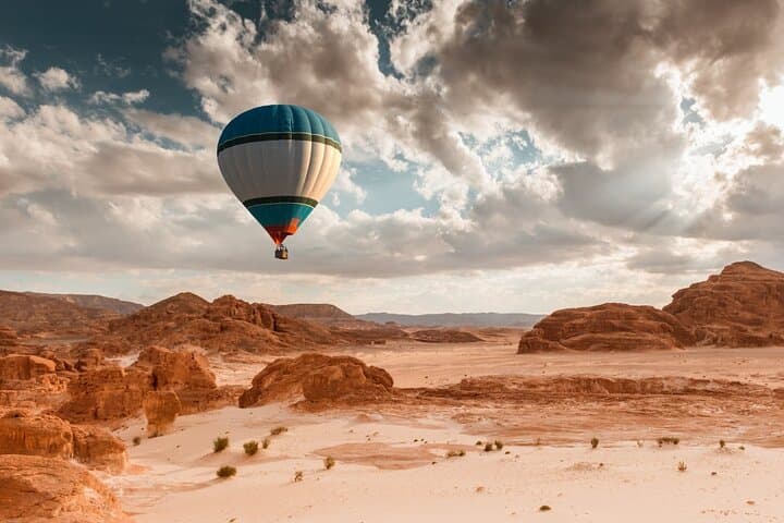 Dubai Desert Hot Air Balloon Ride: Sunrise Flight Over Dunes