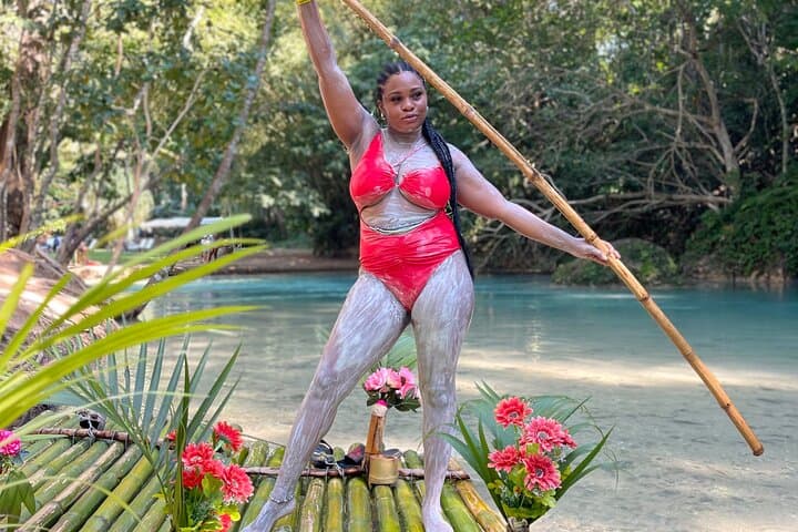 Negril Combo: Bamboo Rafting, ATV & Rick's Cafe Private Tour from Montego Bay