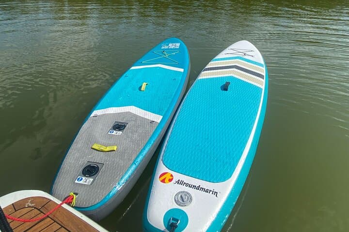 Motorboat-Guided Stand-Up Paddle on Tegernsee — Private SUP with Brunch photo 3