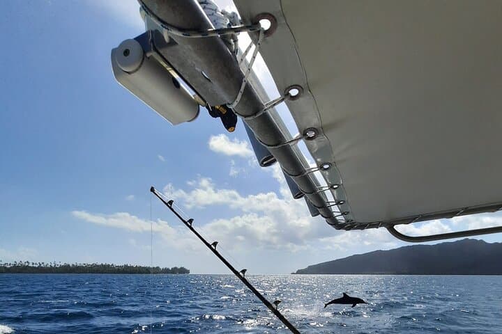 Private Big-Game Fishing and Lagoon Snorkel from Uturoa, Raiatea