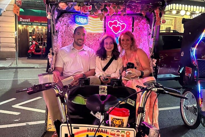 Broadway Pedicab Pick-Up & Drop-Off — Holiday Show Rides in NYC