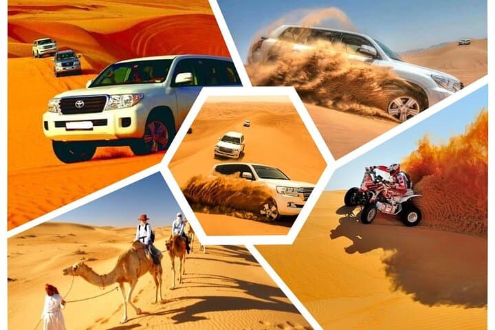 Doha Desert Safari: Dune Bashing, Camel Ride & Sand-Boarding (Half-Day)