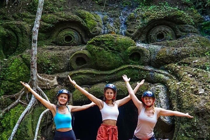 ATV Through Gorilla Face Cave: Ubud Quadbike Adventure