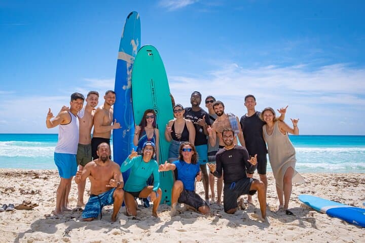 Playa Bonita Surf Lesson in Cozumel — Private 90-Min Beginner Surfing