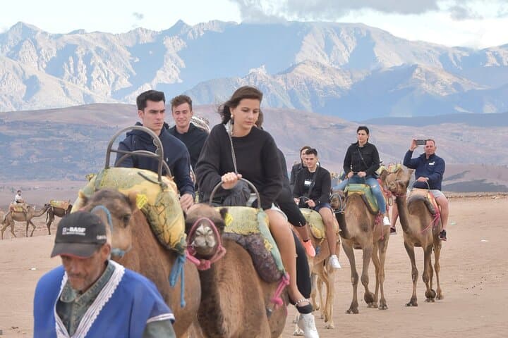 Tandem Paragliding Over Agafay Desert with Camel Ride from Marrakech photo 3