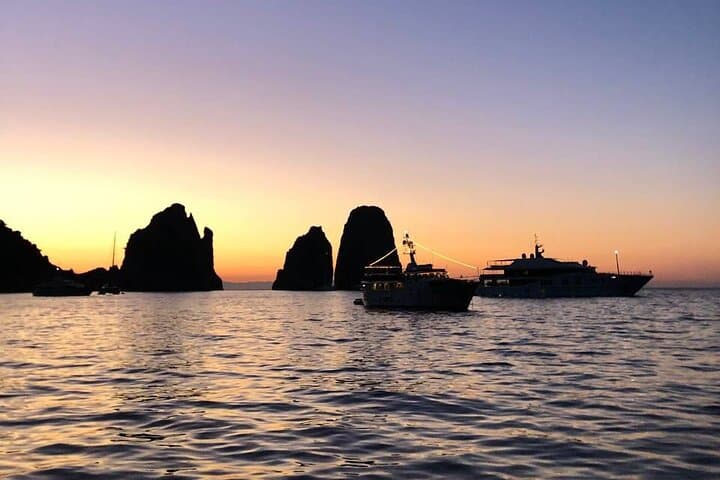 Sunrise in Capri: Private Boat Tour from Sorrento
