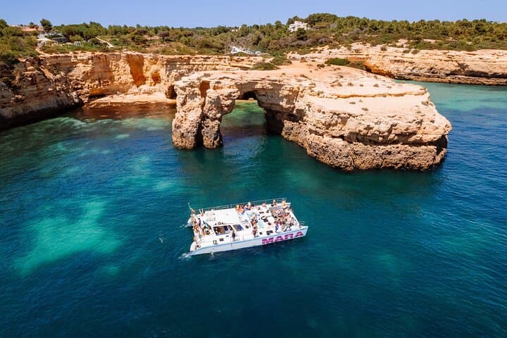 Benagil Catamaran Cruise: Caves, Coastline & Swim from Albufeira photo 5