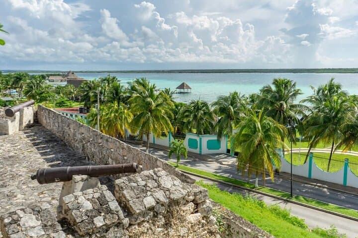 Bacalar Seven Color Lagoon Boat Adventure from Costa Maya Port