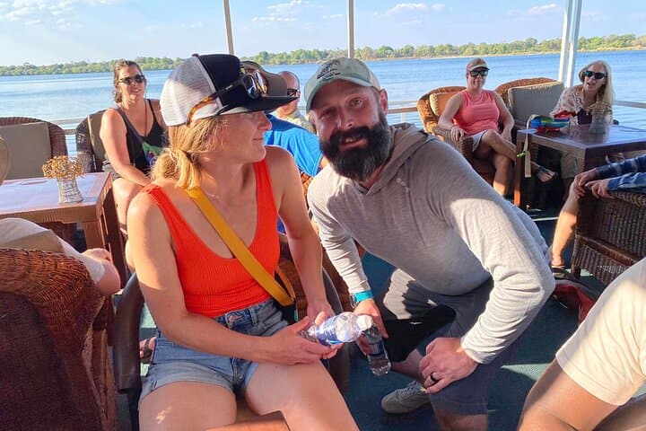 Zambezi Sunset Cruise on the Signature Deck at Victoria Falls photo 1