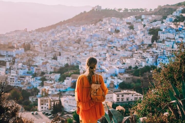 Blue Streets and Rif Views: 2-Day Private Fes to Tangier via Chefchaouen