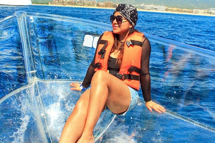 Clear-Boat Snorkel Cruise Cozumel: Transparent Boat, Reef Swim & Drinks photo 3