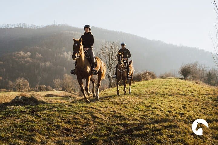 Expert Horseback Ride Between Lake Como and the Mountains
