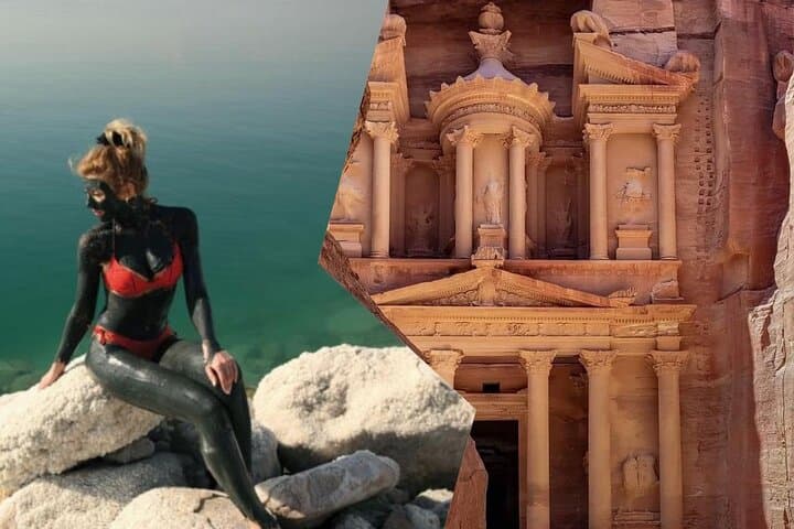 Petra and Dead Sea Private Day Tour from Amman — Siq, Treasury & Float