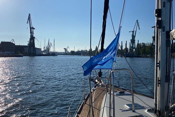 Gdańsk Motława & Port Yacht Cruise — Historic Waterfront Views with Prosecco photo 2