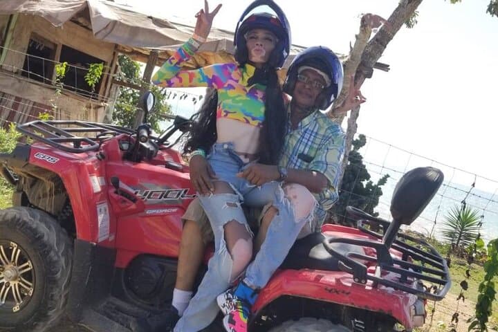 Negril ATV, Horseback & Catamaran Full-Day Adventure: Shoreline Rides, Reef Snorkel and Backcountry Safari