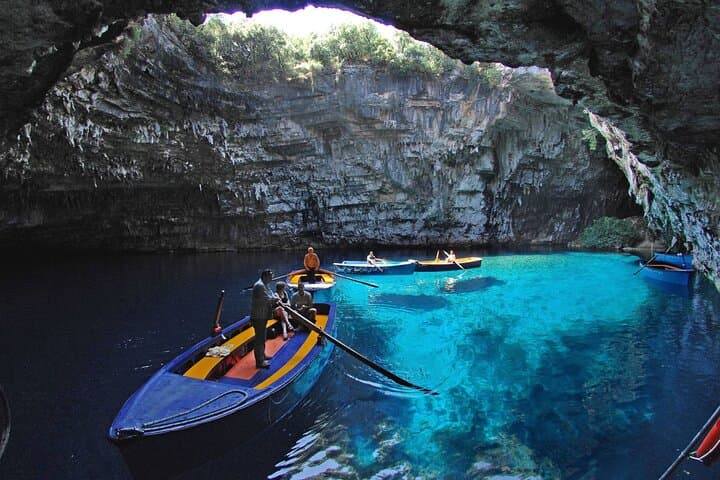 Melissani Cave & Myrtos Beach Shore Excursion — Swim the Blue of Kefalonia photo 3