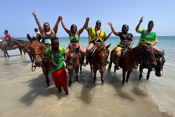Montego Bay Beach Horseback Ride with Ocean Swim photo 2