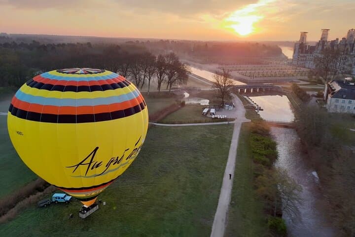 Sunrise Hot-Air Balloon Over the Loire Valley Castles photo 2