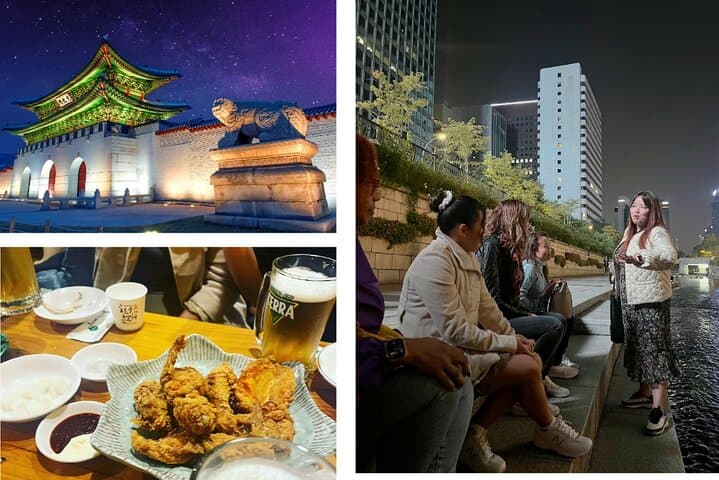 Seoul Night Walk & Chimaek: Local Chicken and Beer Evening Tour