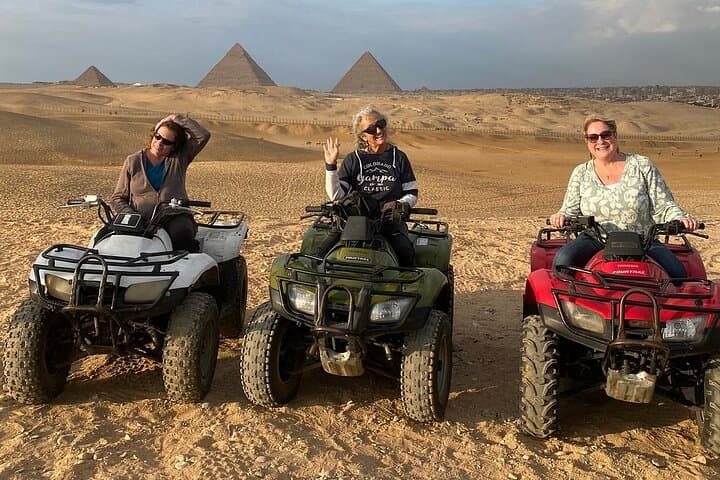 Giza Pyramids Private Tour: Quad Bike & Camel Ride with Egyptologist Guide photo 2