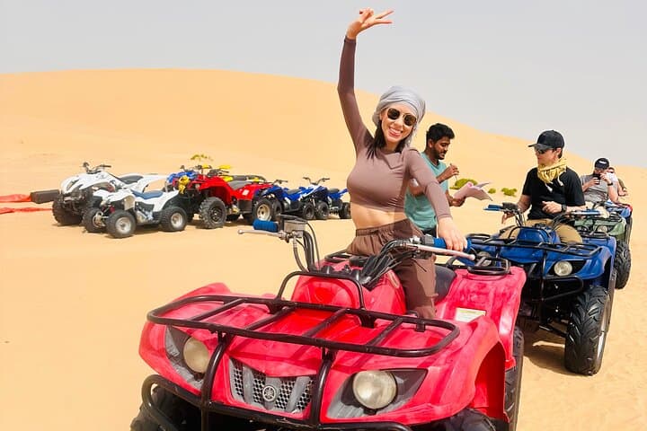 Abu Dhabi Morning Desert Safari — Dune Bashing, Camel Ride & Sandboarding photo 3