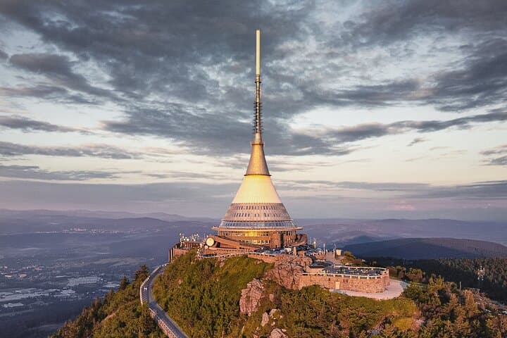 Jested Tower Private Day Trip from Prague: Liberec, Zoo or Botanical Garden & Ridge Hike