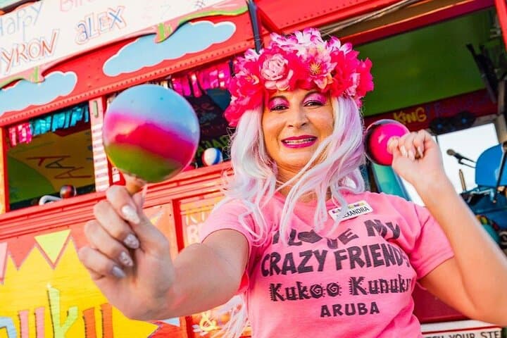 Aruba Sunset Pub Crawl on the Kukoo Party Bus