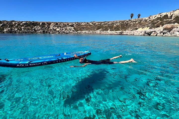 Dinghy Day Trip to Favignana & Levanzo from Trapani — Snorkel, SUP and Hidden Coves photo 5