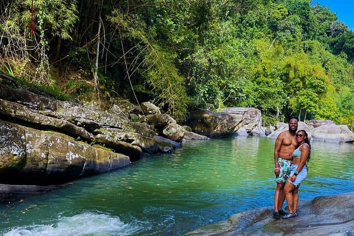Luquillo Rainforest Waterslide & River Pool Adventure — Beach Day in Puerto Rico photo 6