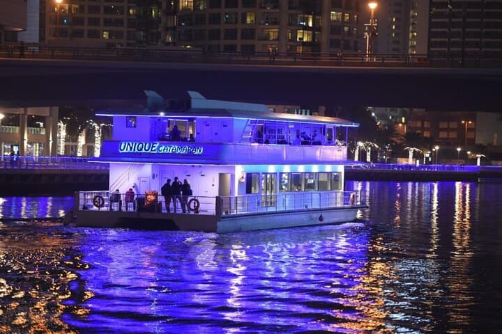 Dubai Marina VIP Catamaran Dinner Cruise: Skyline Dinner, Live BBQ & Tanora Show photo 3